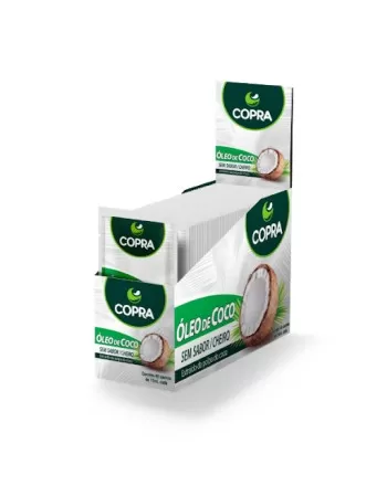 SACHÊ ÓLEO DE COCO SEM SABOR 40X15ML - COPRA