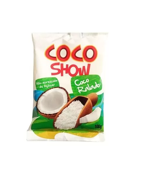 COPRA COCO RALADO FINO SEM ACUCAR COCO SHOW 100G