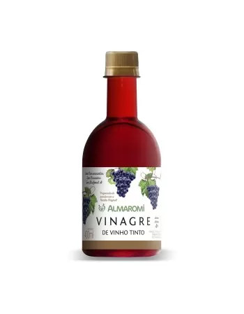 VINAGRE VINHO TINTO PET 400ML - ALMAROMI