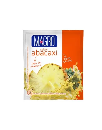 REFRESCO SABOR ABACAXI ZERO AÇÚCAR 15X8G - MAGRO