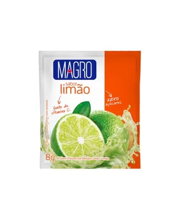 REFRESCO SABOR LIMÃO ZERO AÇÚCAR 15X8G - MAGRO