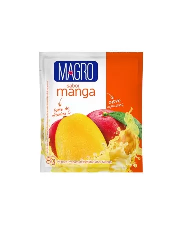 REFRESCO SABOR MANGA ZERO AÇÚCAR 15X8G - MAGRO