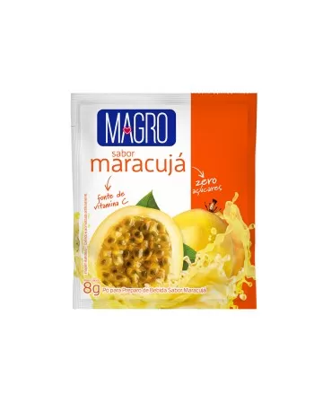 REFRESCO SABOR MARACUJÁ ZERO AÇÚCAR 15X8G - MAGRO