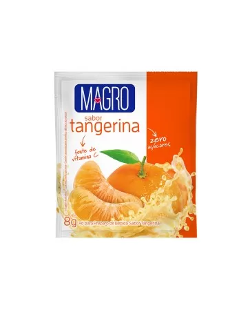 REFRESCO SABOR TANGERINA ZERO AÇÚCAR 15X8G - MAGRO