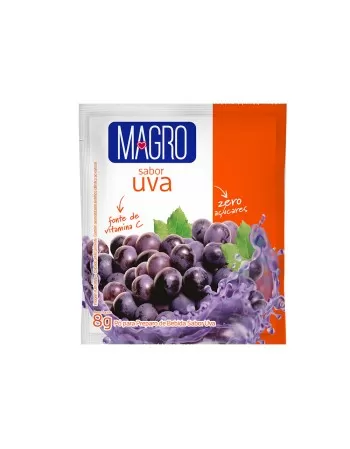 REFRESCO SABOR UVA ZERO AÇÚCAR 15X8G - MAGRO