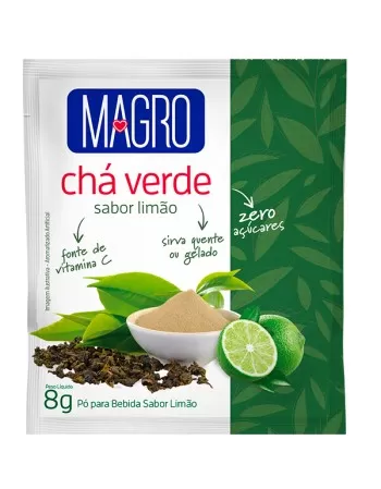 CHÁ VERDE LIMÃO ZERO AÇÚCAR 15X8G - MAGRO