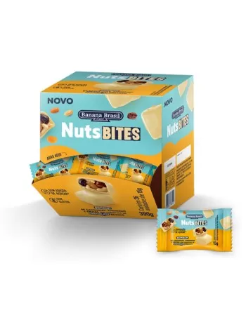 NUTSBITES FRUTAS E CHOCOLATE BRANCO 26X15G - BANANA BRASIL