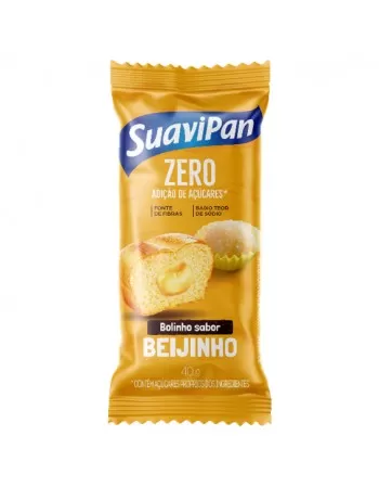 BOLINHO BEIJINHO ZERO AÇÚCAR DP 12X40G - SUAVIPAN