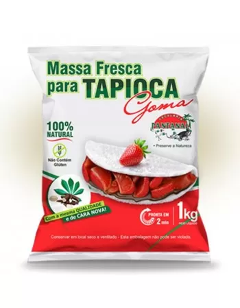 MASSA PARA TAPIOCA SEM GLÚTEN 1KG - PANTANAL