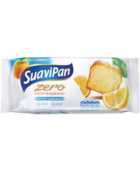 BOLO ZERO LARANJA 250G - SUAVIPAN