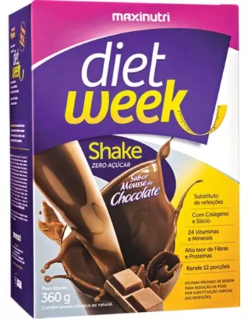 DIET WEEK SHAKE MOUSSE DE CHOCOLATE 360G - MAXINUTRI