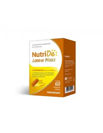 NUTRIDE VITAMINA D 2000 UI MAXX 60 CPS - MAXINUTRI