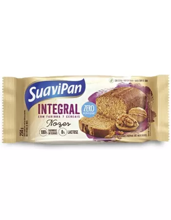 BOLO INTEGRAL NOZES ZERO AÇÚCAR 250G - SUAVIPAN