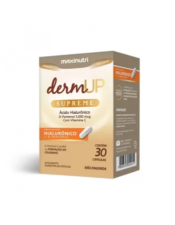 DERMUP SUPREME D-PANTENOL 30 CÁPSULAS - MAXINUTRI