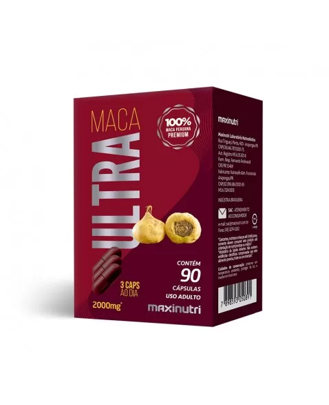 MACA ULTRA PERUANA 90 CÁPSULAS - MAXINUTRI