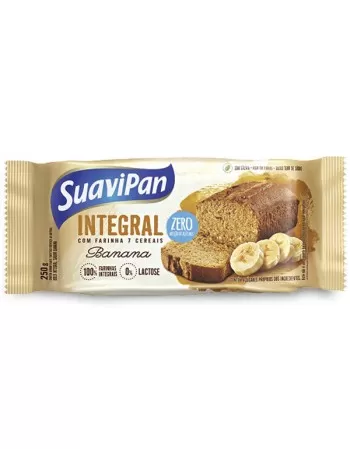 BOLO INTEGRAL BANANA ZERO AÇÚCAR 250G - SUAVIPAN