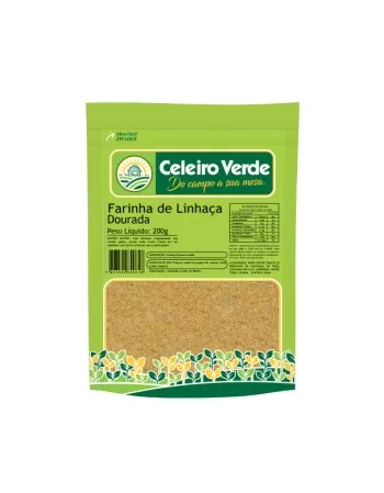 FARINHA DE LINHAÇA DOURADA 200G - CELEIRO VERDE