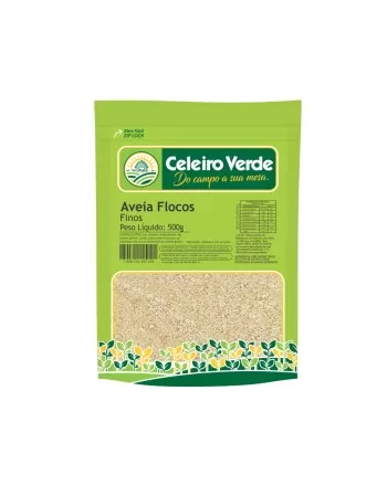 AVEIA EM FLOCOS FINOS 500G - CELEIRO VERDE