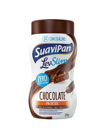 BEBIDA EM PÓ DE CHOCOLATE ZERO AÇÚCAR 210G - SUAVIPAN