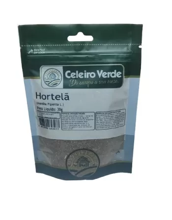 CHÁ DE HORTELÃ POUCH 30G - CELEIRO VERDE