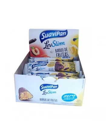 BARRA BANANA COM AÇAÍ ZERO AÇÚCAR 24X20G - SUAVIPAN