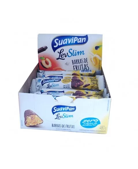 BARRA ZERO BANANA COM AÇAÍ 24X20G - SUAVIPAN