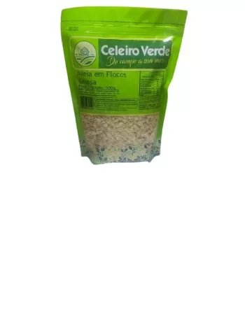 AVEIA EM FLOCOS GROSSOS 500G - CELEIRO VERDE