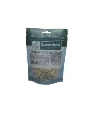 CASTANHA DE CAJU TORRADA SALGADA 100G - CELEIRO VERDE