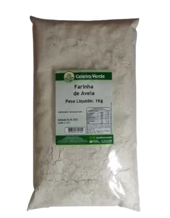 FARINHA DE AVEIA 1KG - CELEIRO VERDE