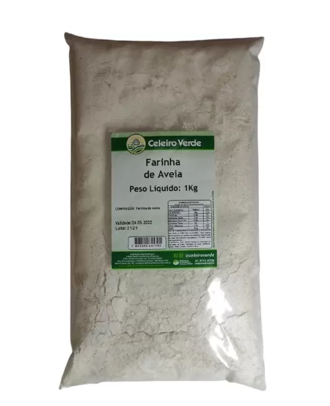 FARINHA DE AVEIA 1KG - CELEIRO VERDE