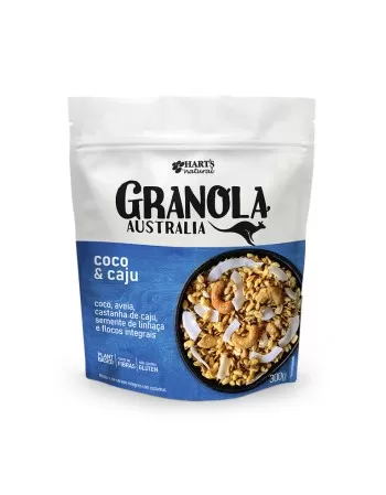 GRANOLA AUSTRALIAN COCO E CAJU 300G - HART'S