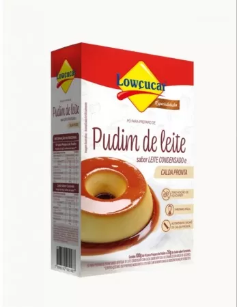 PUDIM LEITE CONDENS 100G C/ CALDA 35G ZERO - LOWCUCAR