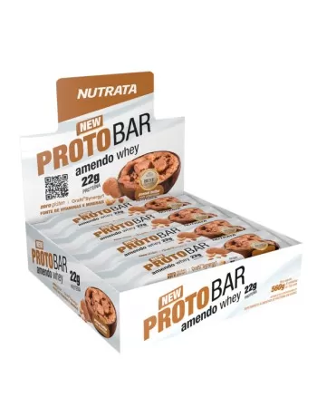 PROTOBAR AMENDOIM WHEY 8X70G - NUTRATA