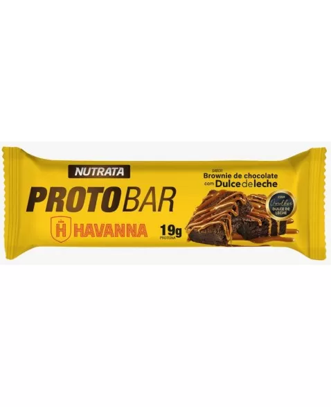 PROTOBAR BROWNIE CHOCO DC DE LEITE HAVANNA DP 8X70G - NUTRATA