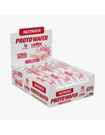 PROTO WAFER MORANGO 12X30G - NUTRATA