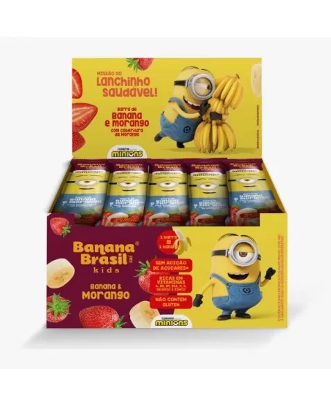 BARRA FRUTAS KIDS MORANGO 20X22G -B BRASIL