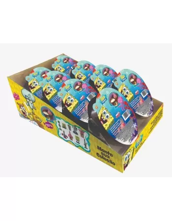 OVO PLASTICO COM CREME BOB ESPONJA COM SURPRESA -BENEVIA