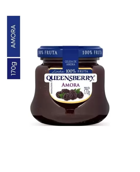 QUEENSBERRY GELEIA AMORA 100% FRUTA 170G