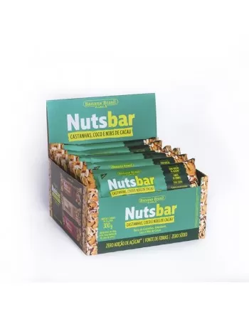 NUTS COCO SEM GLÚTEN 12X25G - BANANA BRASIL