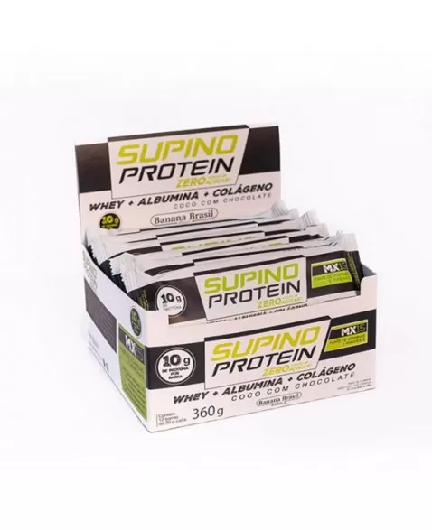 PROTEIN ZERO COCO SEM GLÚTEN 12X30G - BANANA BRASIL