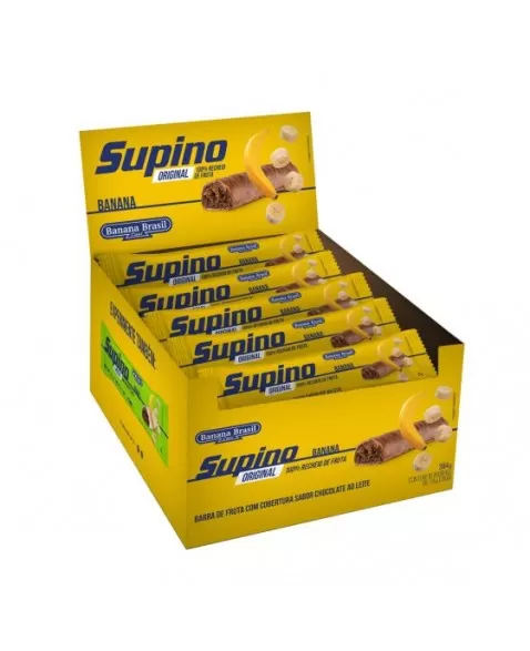 SUPINO ORIGINAL CHOCOLATE SEM GLÚTEN 16X24G - BANANA BRASIL