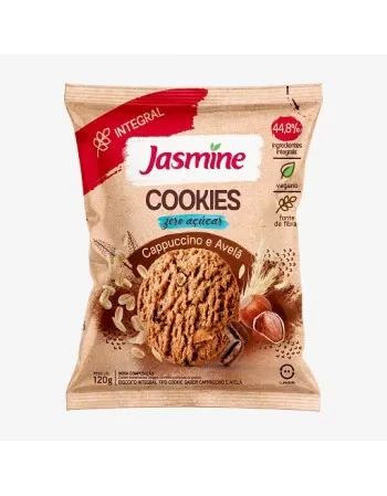 COOKIES CAPPUCCINO E AVELÃ ZERO AÇÚCAR 120G - JASMINE