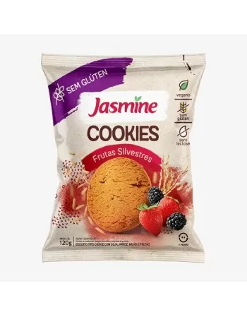 COOKIES DE FRUTAS SILVESTRES SEM GLÚTEN 120G - JASMINE