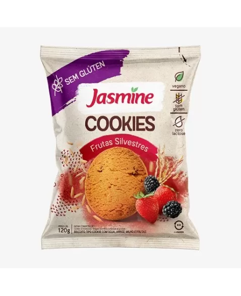 COOKIES SEM GLÚTEN FRUTAS SILVESTRES 120G - JASMINE