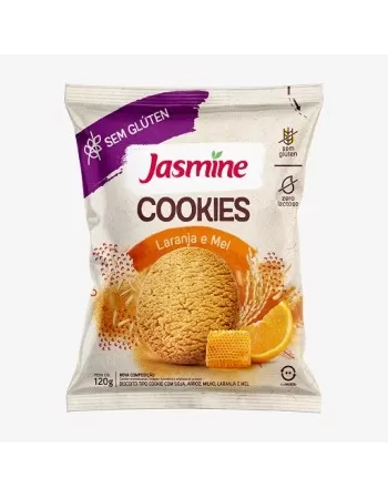 COOKIES LARANJA E MEL SEM GLÚTEN 120G - JASMINE