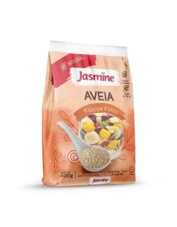 AVEIA EM FLOCOS FINOS INTEGRAL 400G - JASMINE