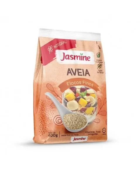 AVEIA FLOCOS FINOS INTEGRAL 400G - JASMINE