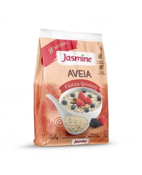 AVEIA FLOCOS GROSSOS INTEGRAL 400G - JASMINE