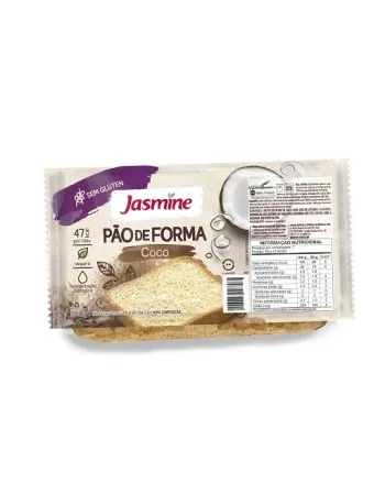 PÃO COM COCO SEM GLUTEN 350g - JASMINE