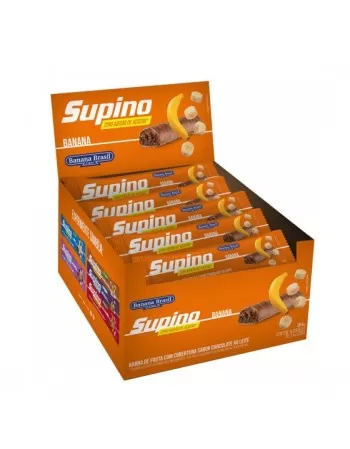 SUPINO ZERO CHOCOLATE SEM GLÚTEN 16X24G - BANANA BRASIL